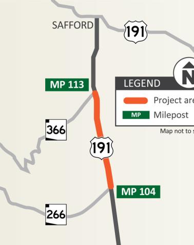 US 191: SR 266 to SR 366 Pavement Preservation