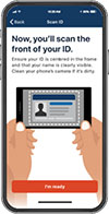 Scan the front of your ID on Arizona Mobile ID