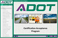 ADOT Certification Acceptance Training Manual
