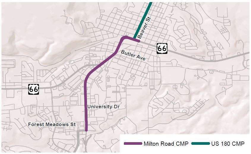 Milton Road Corridor Master Plan Map