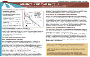 I-10 and SR210 Right of Way Questions