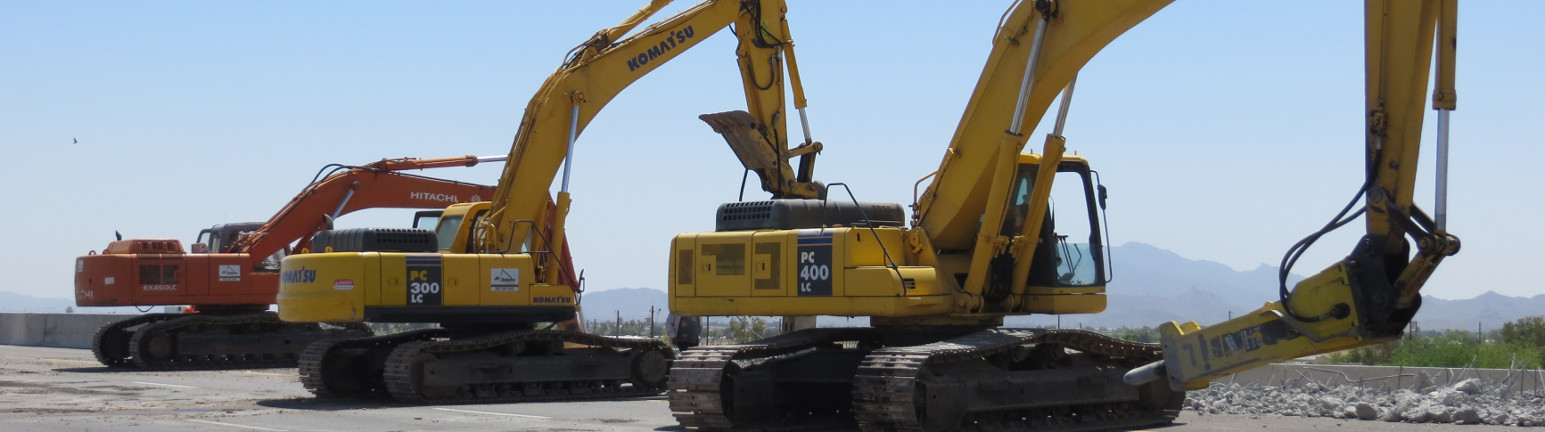 Construction project advertisements