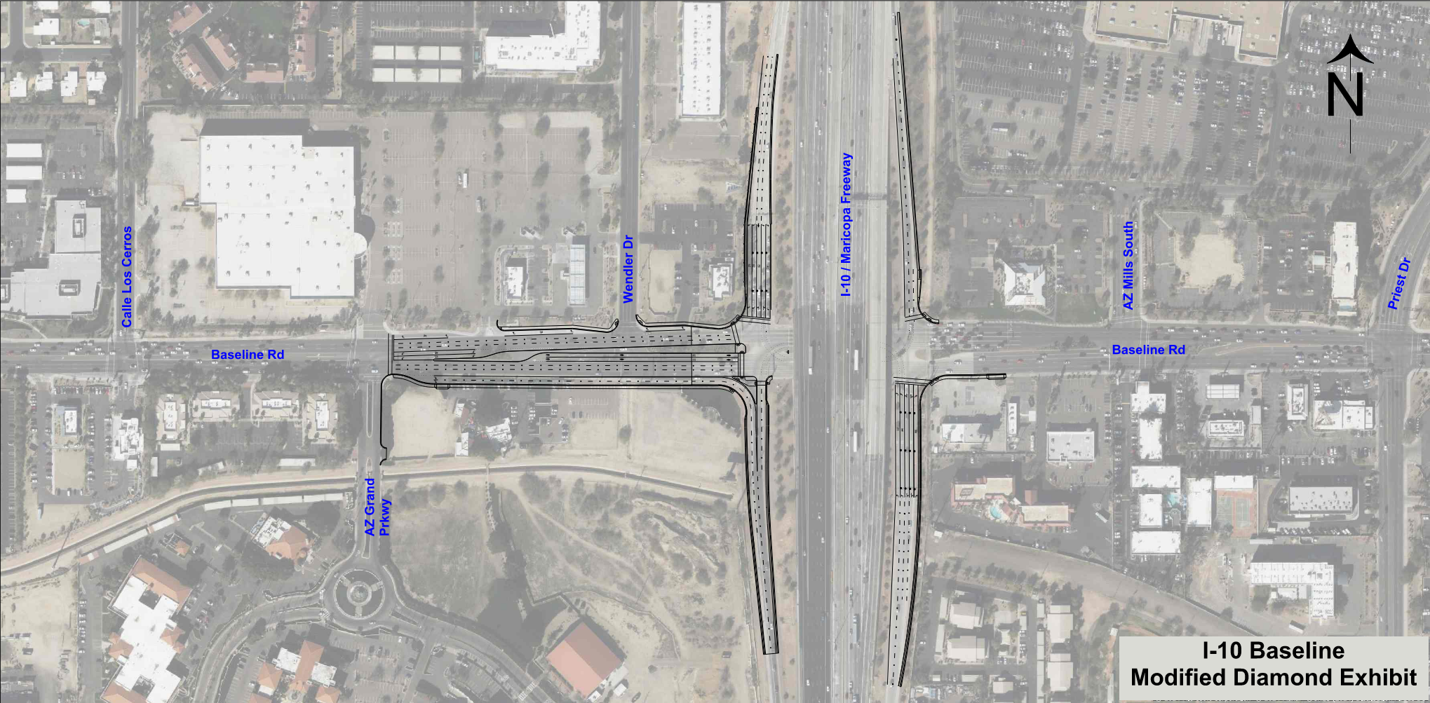 Modified Diamond Interchange Alternative