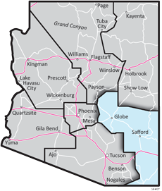 Southeast District - ADOT Districts Map