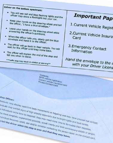 Blue Envelope graphic