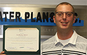 Anthony Heim accepting Spirit Award Anthony Heim accepting Spirit Award