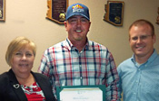 Michael Sullivan accepting Spirit Award Michael Sullivan accepting Spirit Award