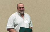 Rick Schilke accepting Spirit Award Rick Schilke accepting Spirit Award