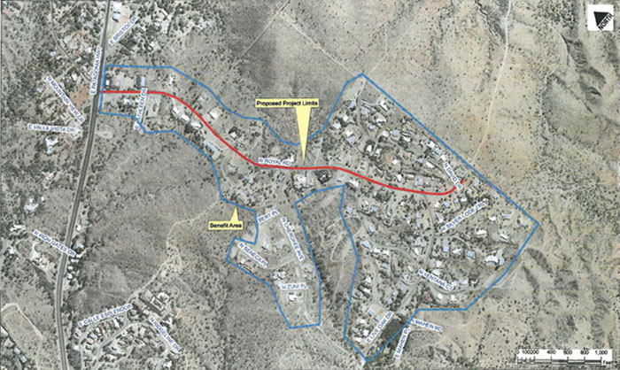 Nogales Bicycle and Pedestrian Master Plan/Royal Road Multi-Use Path Map