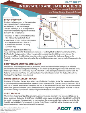 I-10 and SR210 Fact Sheet I-10 and SR210 Fact Sheet