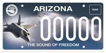 Luke Air Force Base License Plate