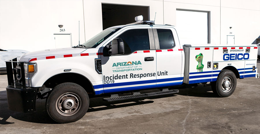 Incident Response Unit Truck with Geico Logo