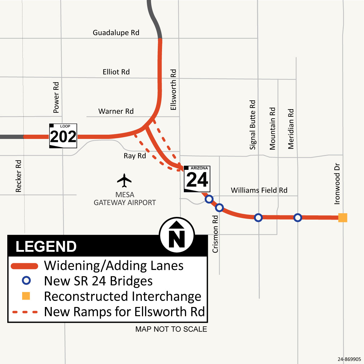 SR 24 project area map