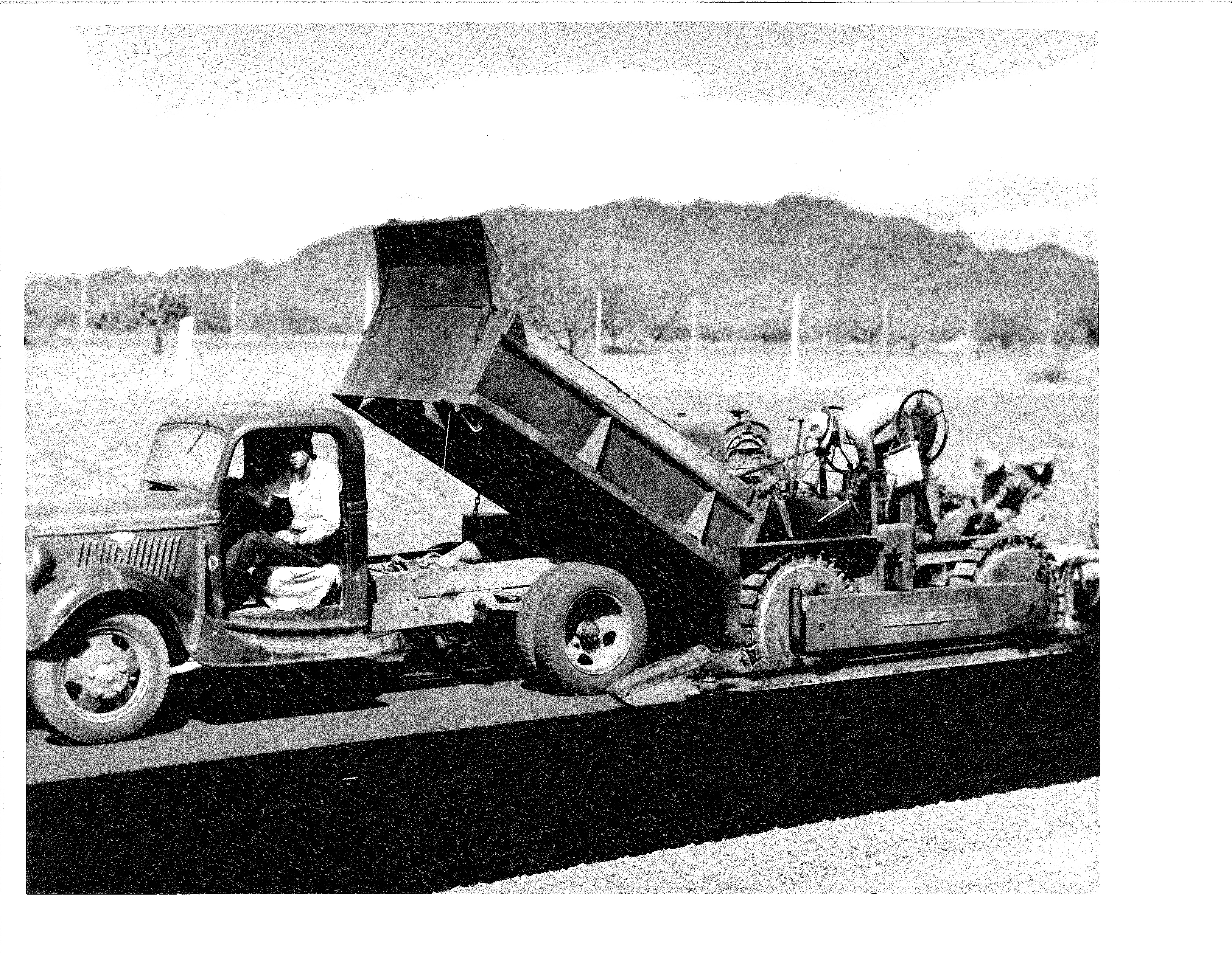 Oil Paving 1 mile w of Florence Jct NW Photo