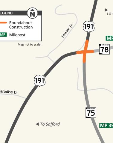 US 191 Roundabout at SR75 and SR78