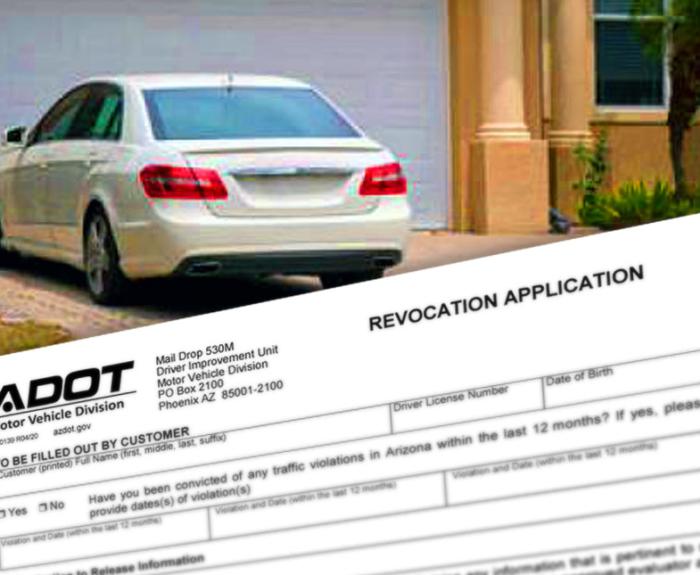 Revocation of license document and car