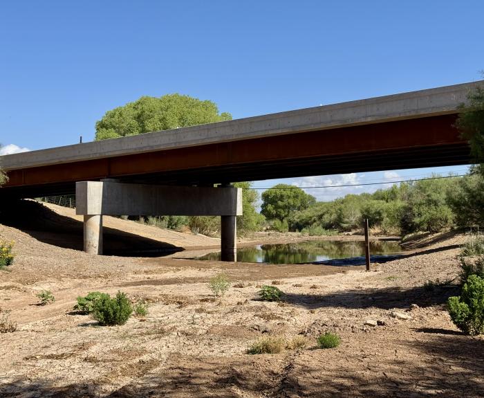 New State Route 80 bridge over San Pedro River