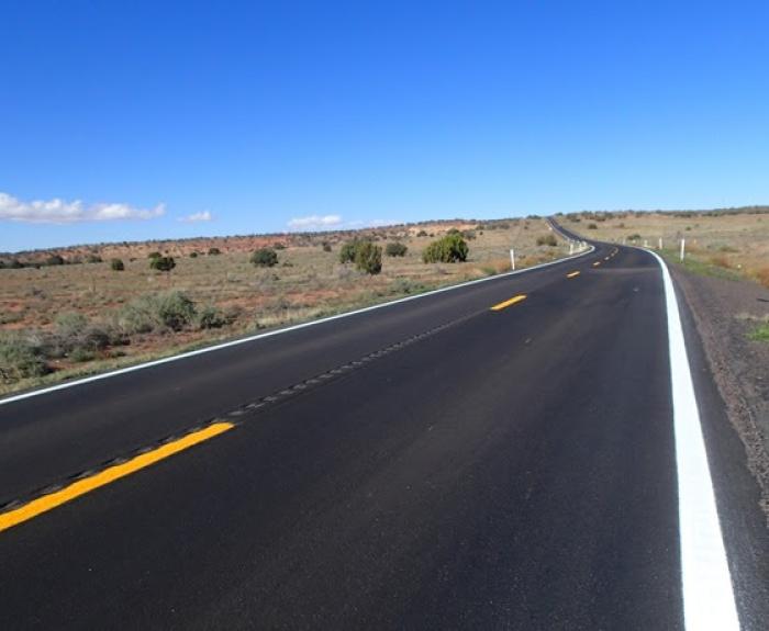 SR 377 with fresh surface